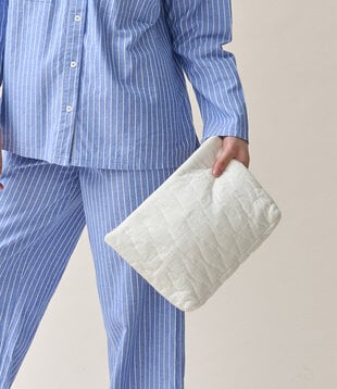 Beauty Bag Maxi Accessories Offwhite Flannel 