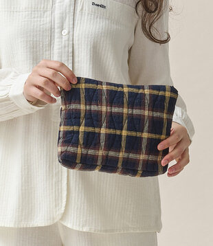 Beauty Bag Midi Accessoires Wood Ruit