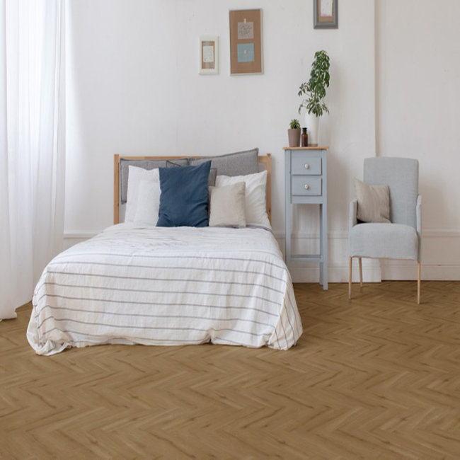 Click Visgraat Callisto Natural Oak Dark 5200