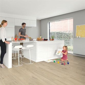 Click Alpha Vinyl Medium Planks Katoen Eik Beige AVMP40103