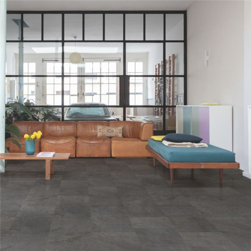 Click Alpha Vinyl Tiles Zwarte Leisteen  AVST40035