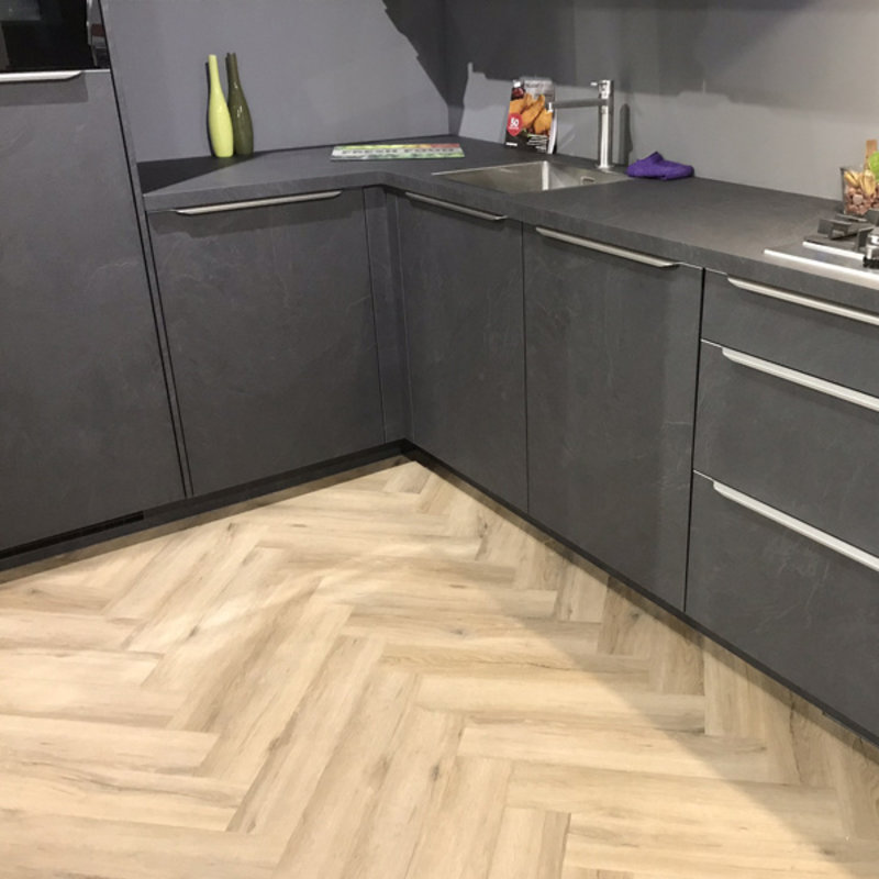 Lijmstrook Visgraat City Smoked Oak Light 4700