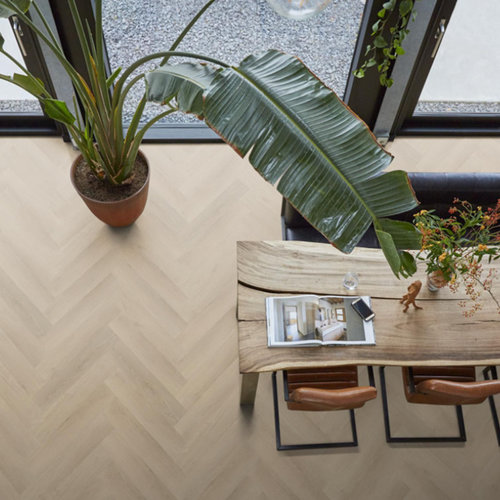 Floorlife Lijmstrook Visgraat Yup Merton Beige 7510