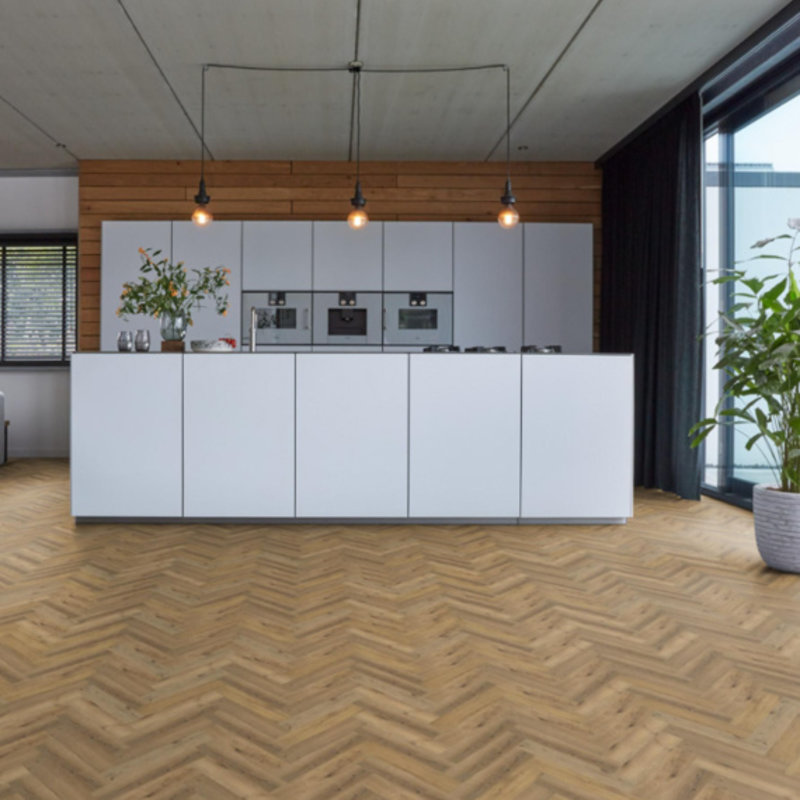 Lijmstrook Yup Herringbone Sydney Harbour Dark Oak 2504