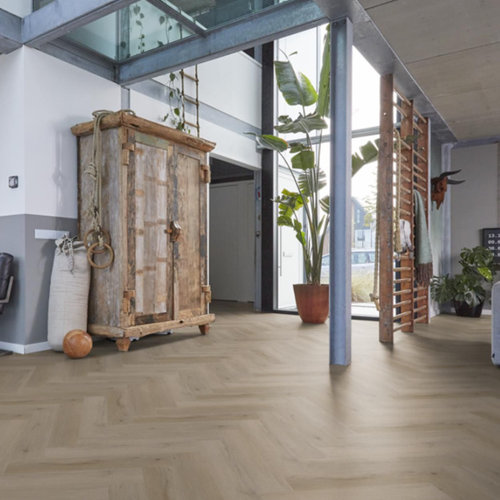 Floorlife Lijmstrook Visgraat Yup Leyton Light Oak 1820