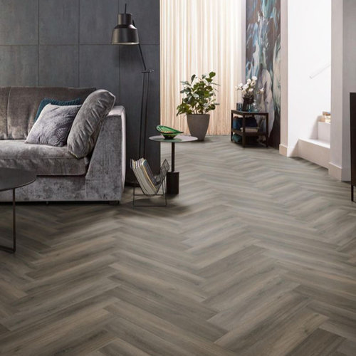 Ambiant  Lijmstrook Visgraat Spigato Avanto Dark Grey 3506