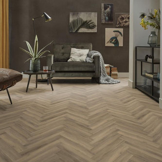 Click Visgraat Spigato Avanto Light Brown 3502