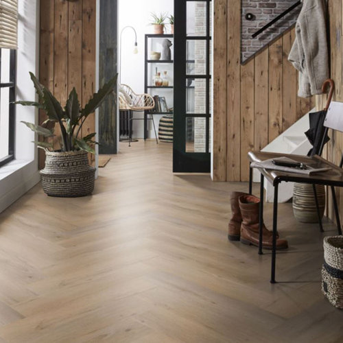 Ambiant  Lijmstrook Visgraat Spigato Vivero Natural Oak 1822