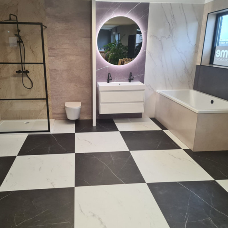 Lijmstrook XL Stone Marble Stone Nero