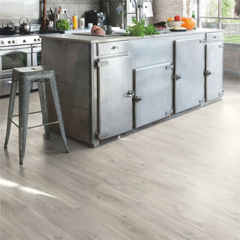 Click Alpha Vinyl Small Planks 4 Canyon Grijze Eik Met Zaagsneden AVSPT40030