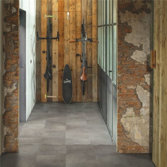 Click Alpha Vinyl Medium Tiles Betonrots AVMT40234