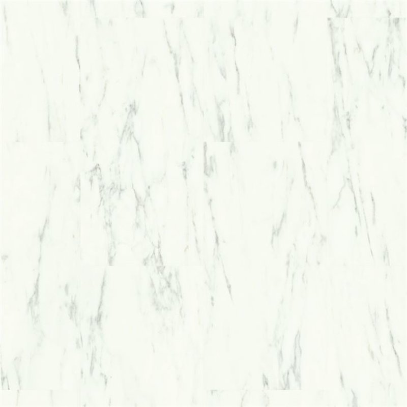 Click Alpha Vinyl Tiles 4 Plus 1 Wit Carrara Marmer AVSTU40136