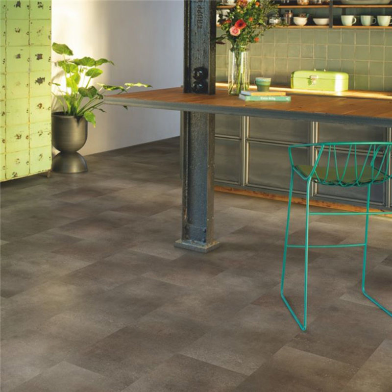 Click Alpha Vinyl Tiles 4 Geoxideerde Rots AVSTT40235