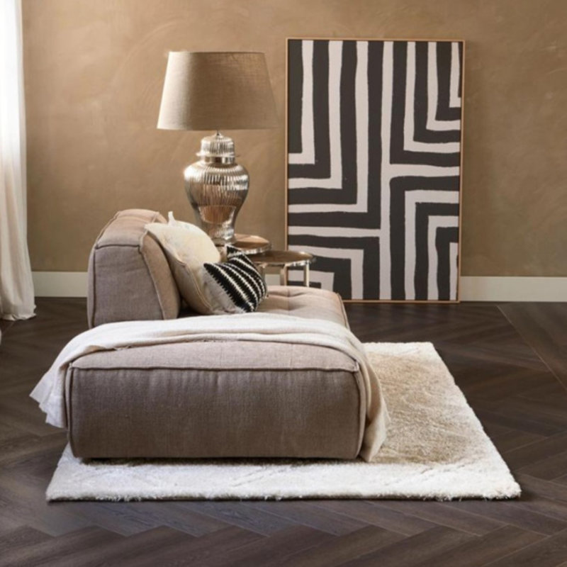 Lijmstrook The Long Island Collection Herringbone Montauk Dark 345 - 255833