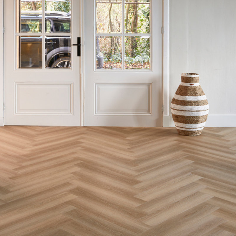 Lijmstrook The Long Island Collection Herringbone Long Beach Sand 345 - 255834