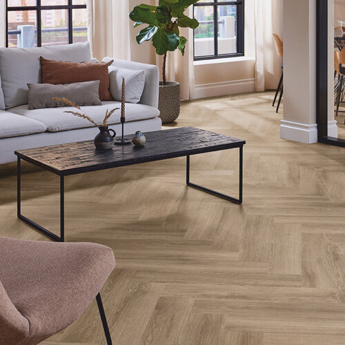 mFLOR Lijmstrook Visgraat Parva River Oak XL Douro 41925