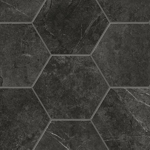 Cibo Mosaico Graphite Hexagon 30 x 34 cm