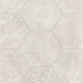 Mosaico Evostone Ivory Hexagon 30 x 34 cm