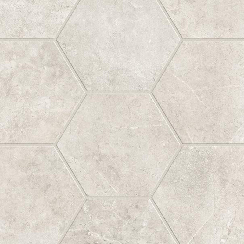 Mosaico Evostone Ivory Hexagon 30 x 34 cm