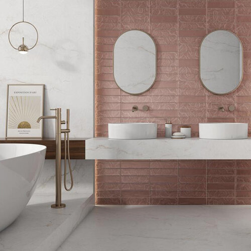Pamesa Ceramica Aurea Flos Rose Matt 7,5 x 30 cm