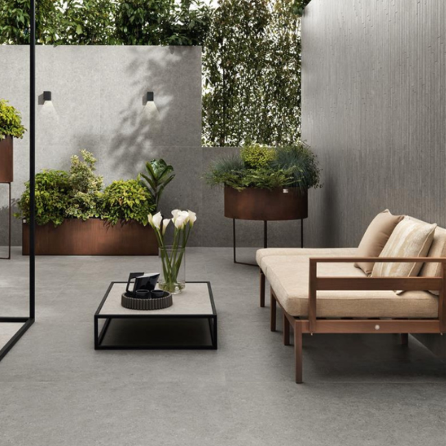 Boost Stone Grey Matt 120 x 120 cm