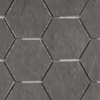 Mosaico Newton Graphite Hexagon 32,5 x 22,5 cm