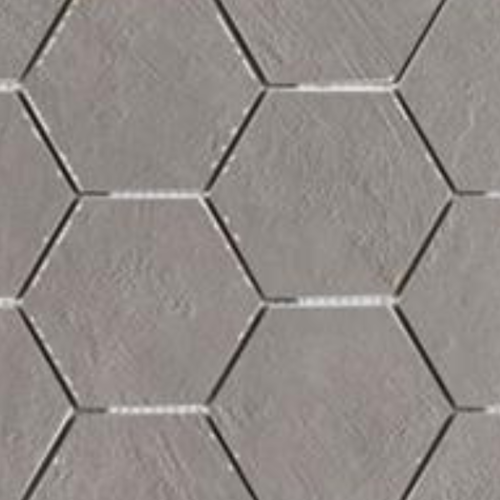 Ecoceramic Mosaico Newton Silver Hexagon 32,5 x 22,5 cm