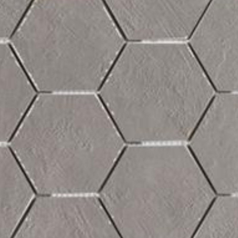 Mosaico Silver Hexagon 32,5 x 22,5 cm