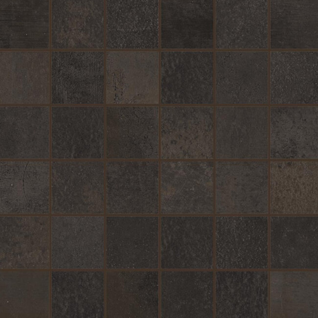 Mosaico Le Garage Charcoal Matt R 30 x 30 cm