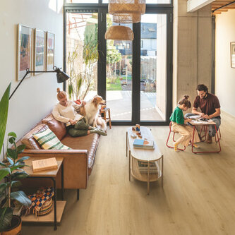 Click Alpha Rigid Bloom Geborstelde Eik Honing AVMPU40318