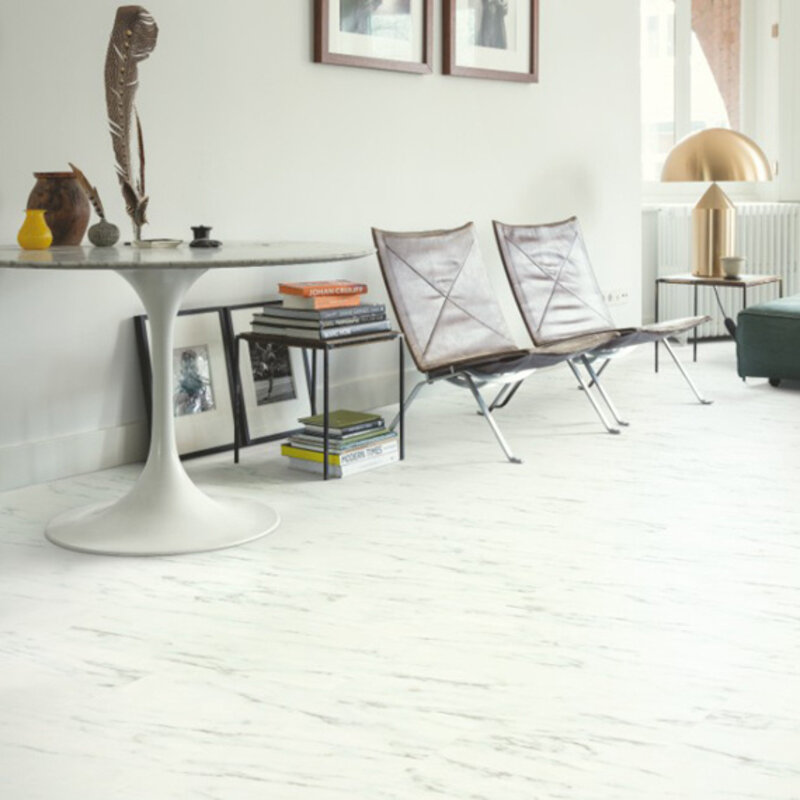 Click Alpha Rigid Oro Wit Carrara Marmer AVSTU40136