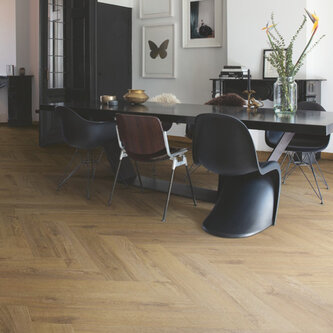 Lijmstrook Visgraat Flex Pristine Herfst Eik Bruin SGHBC20334