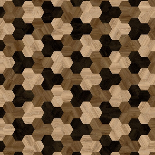Moduleo  Lijmstrook Patroon Moods Hexagon Cluster 622