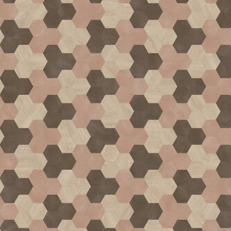 Lijmstrook Patroon Moods Hexagon Cluster 623