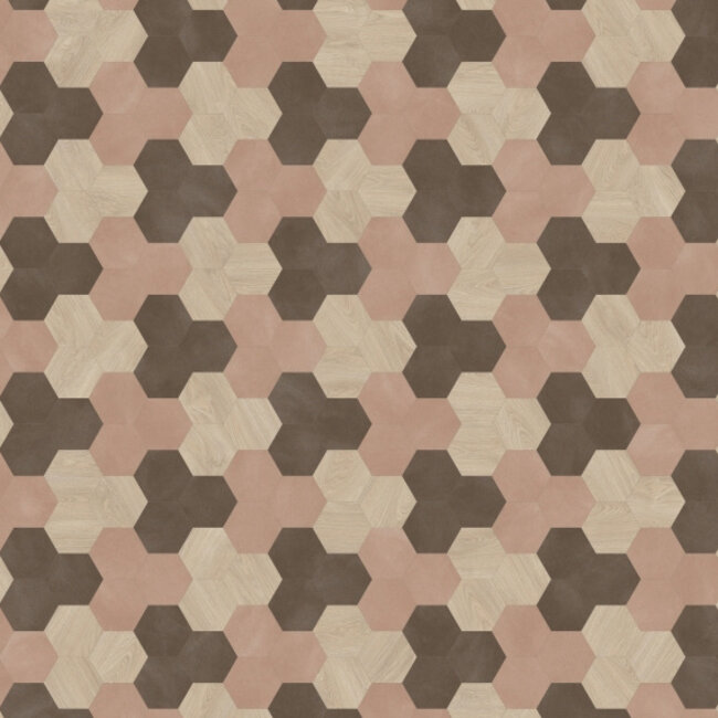 Lijmstrook Patroon Moods Hexagon Cluster 623