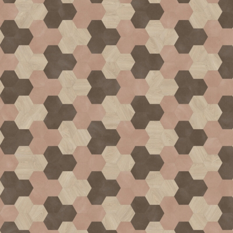 Lijmstrook Patroon Moods Hexagon Cluster 623