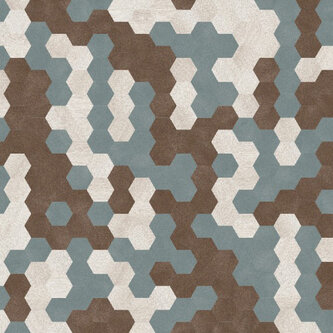 Lijmstrook Patroon Moods Hexagon Trio 625