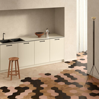 Lijmstrook Patroon Moods Hexagon Trio 626