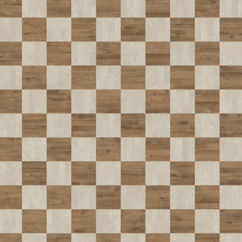 Lijmstrook Patroon Moods Rectangle Grid Duo 661