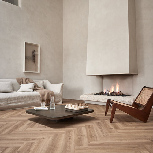 Tarkett Lijmstrook Visgraat ID Inspiration 55 Brook Oak Natural 24664996