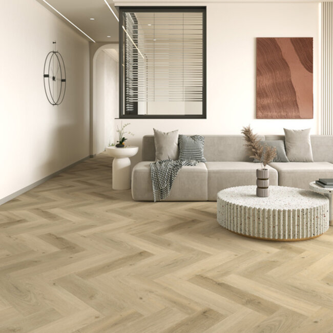 Click Visgraat Vario Prestige Oak Smoked Light 5405