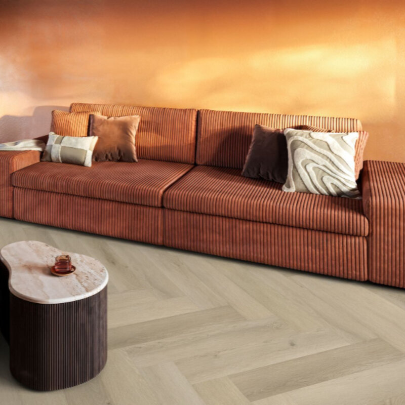 Lijmstrook Yup Mayfair Herringbone Warm Oak 3013