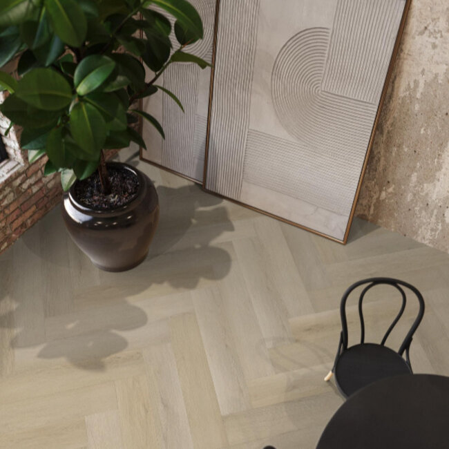 Lijmstrook Yup Mayfair Herringbone Light Oak 3010