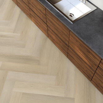 Click Yup Mayfair Herringbone Light Oak 4010