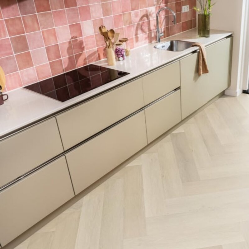 Click Marento Herringbone Beige 4011
