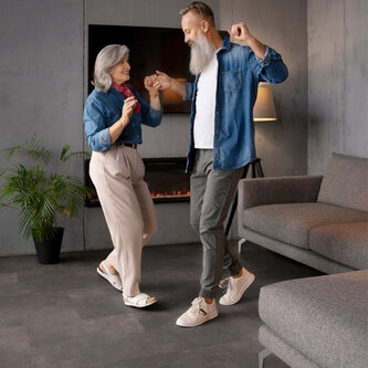 Lijmstrook Jazz X Concrete Grey Dark JAX32950-910