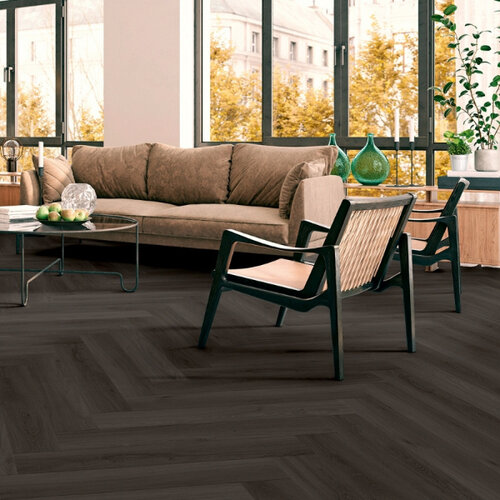 TreeFloor Lijmstrook Visgraat Enia Strix Oak Black STX32450-500