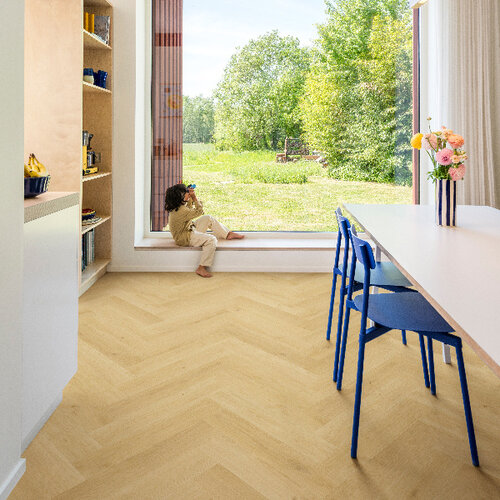 Quick-Step  Visgraat Impressive Design Nootmuskaat Eik IMD8243