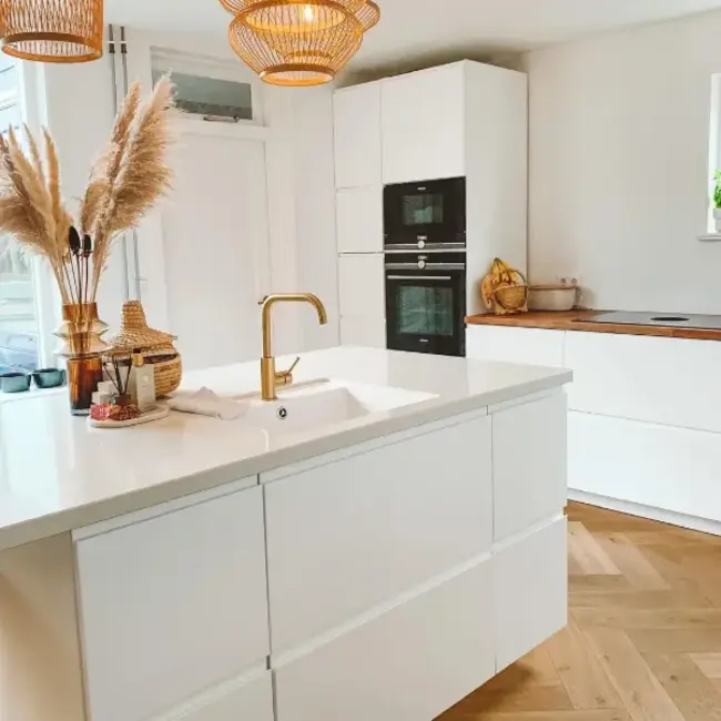 Parket Visgraat Eiken Onbehandeld Rustiek 12 x 60 cm