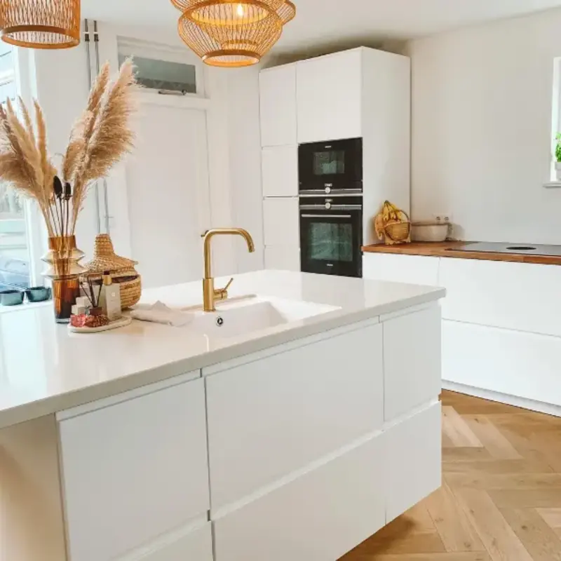 Parket Visgraat Eiken Onbehandeld Rustiek 12 x 60 cm